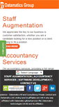 Mobile Screenshot of datamaticsgroup.com