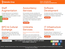 Tablet Screenshot of datamaticsgroup.com
